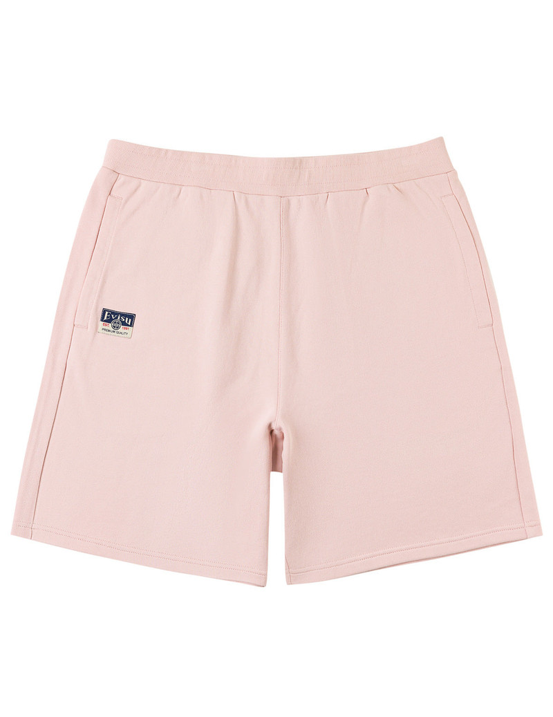 EVISU Hand-drawn Daicock Print Sweatshorts outlook