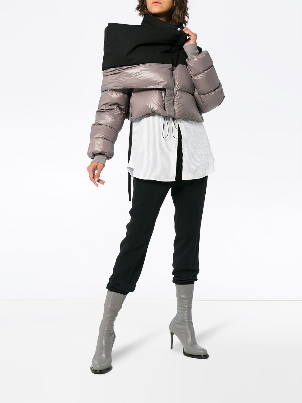 long sleeve coat puffer - 2