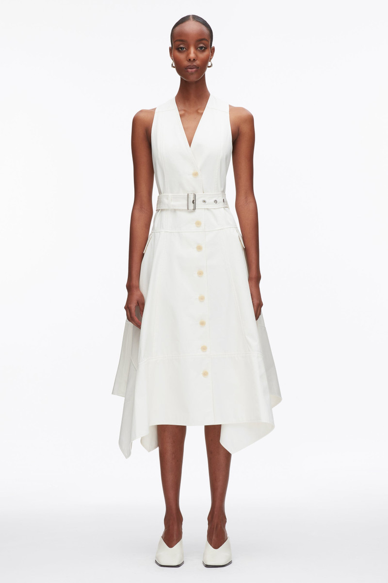 3.1 Phillip Lim Patchwork Sleeveless Belted Utility Dress outlook