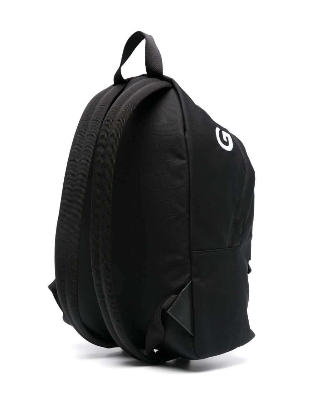 embroidered-logo backpack - 3