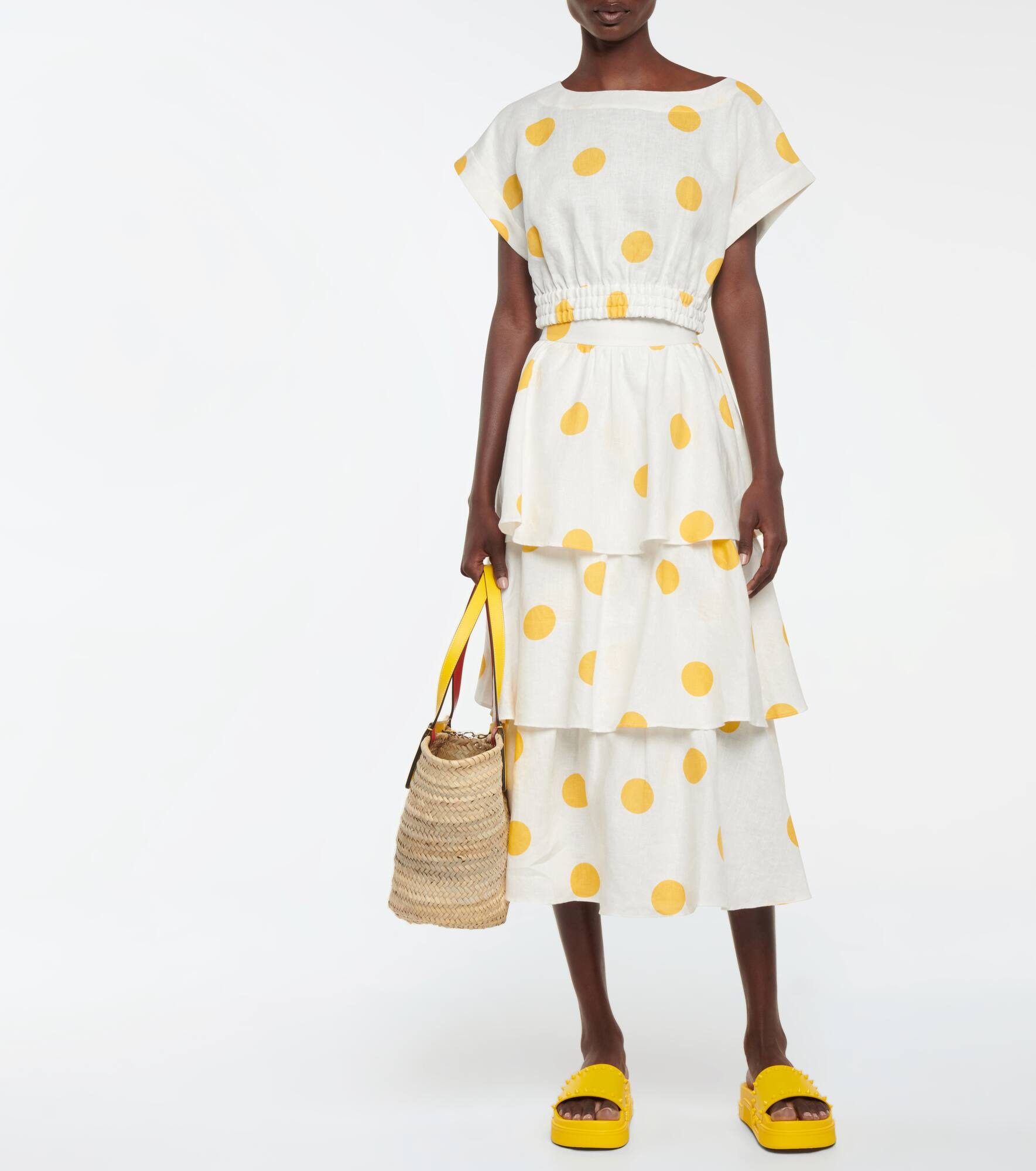 Loubishore woven tote - 5