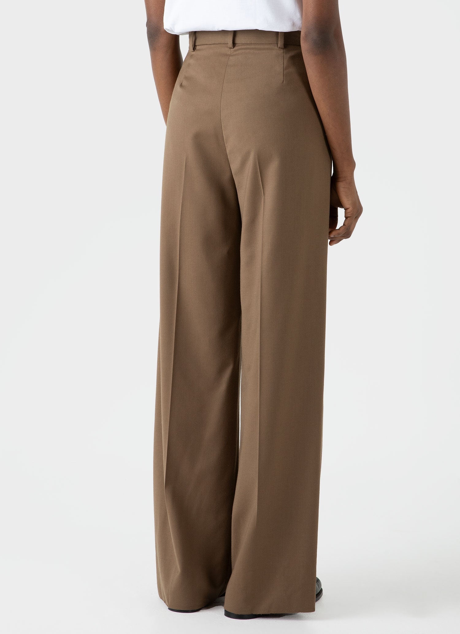 Pleated Wool Trouser - 4