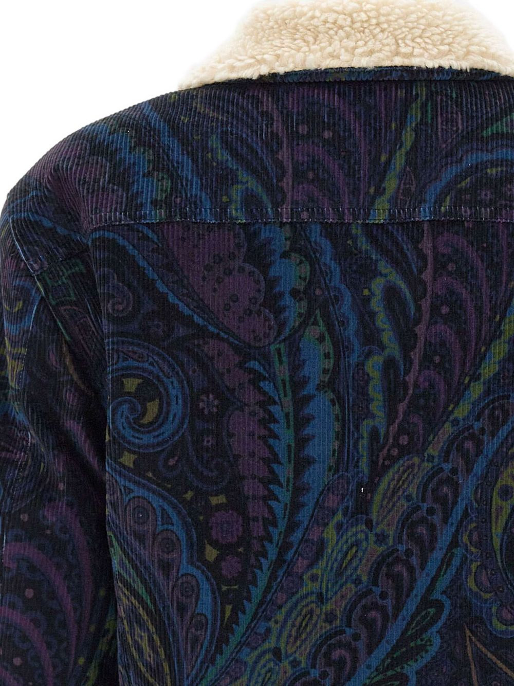 Giubbino paisley-print corduroy jacket - 5