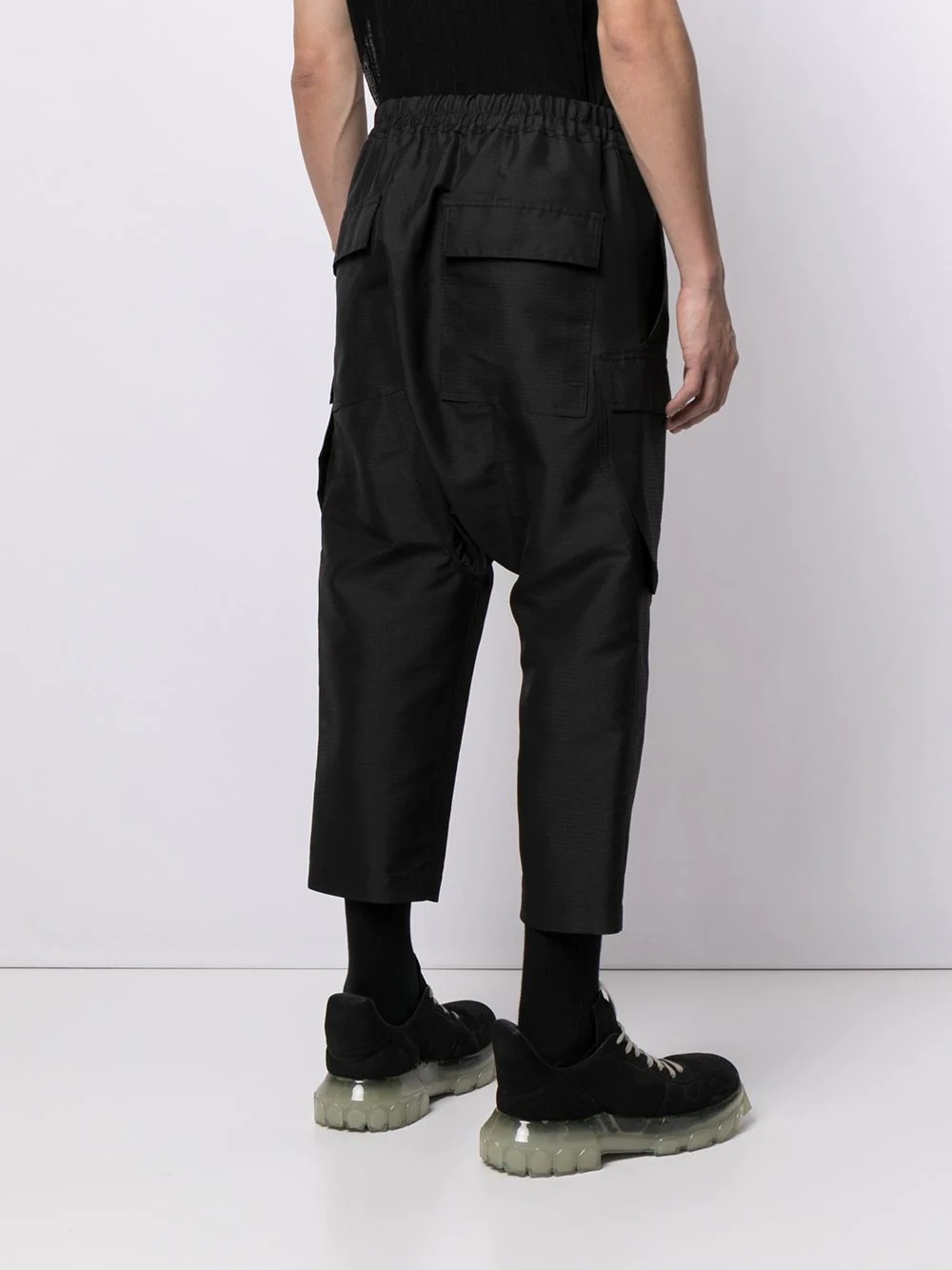 drop-crotch cargo pants - 4