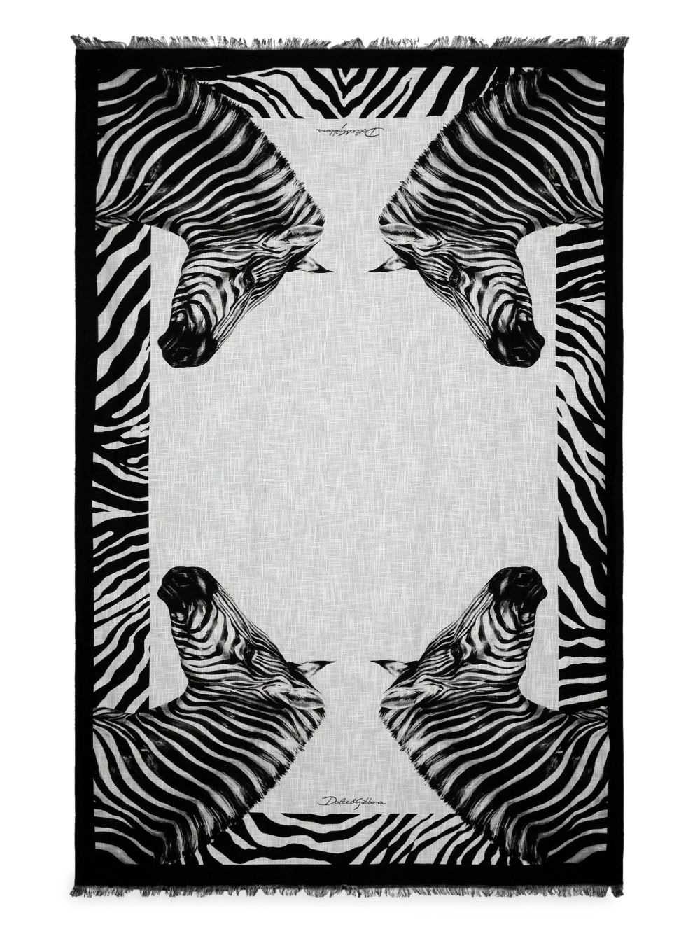 zebra-print beach towel - 2