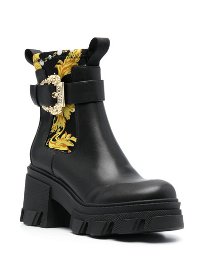 VERSACE JEANS COUTURE Sophie 80mm decorative-buckle boots outlook