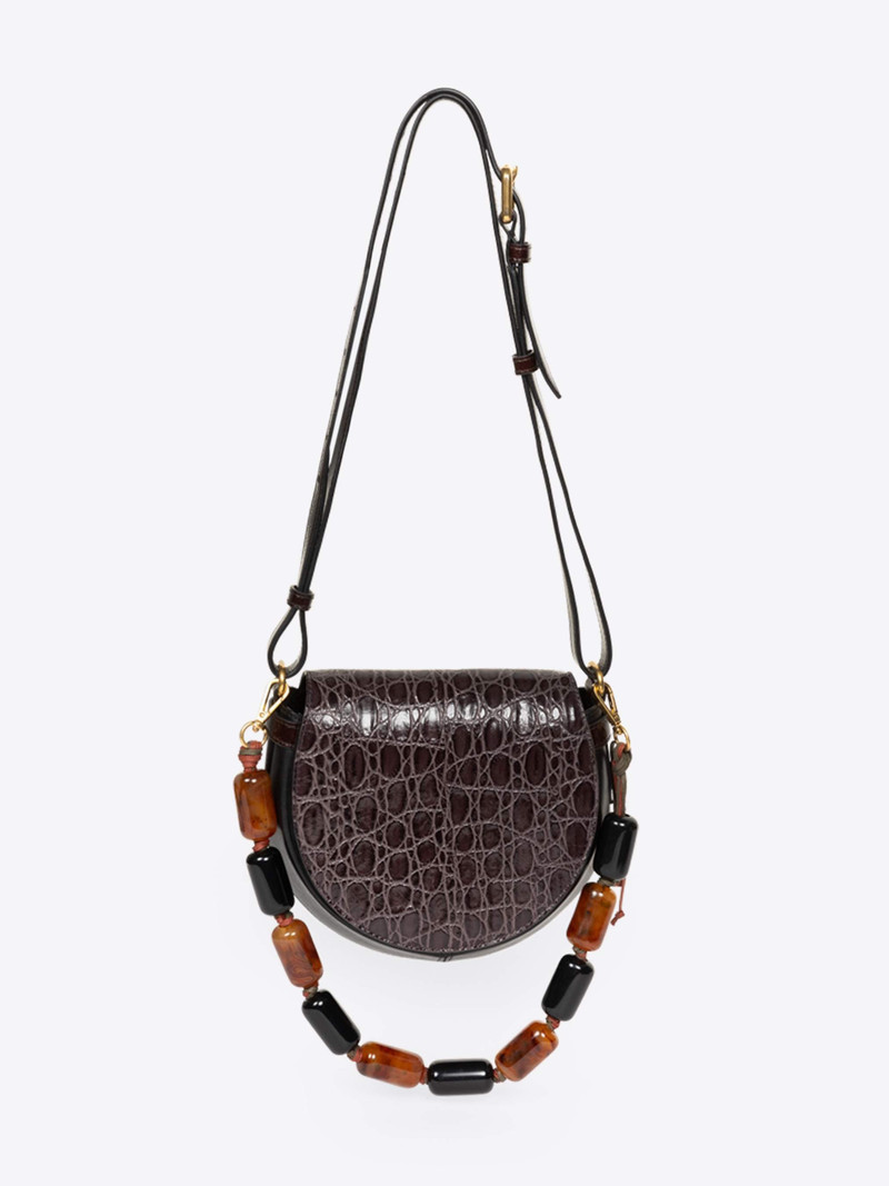 Dries Van Noten LEATHER CROSSBODY BAG outlook