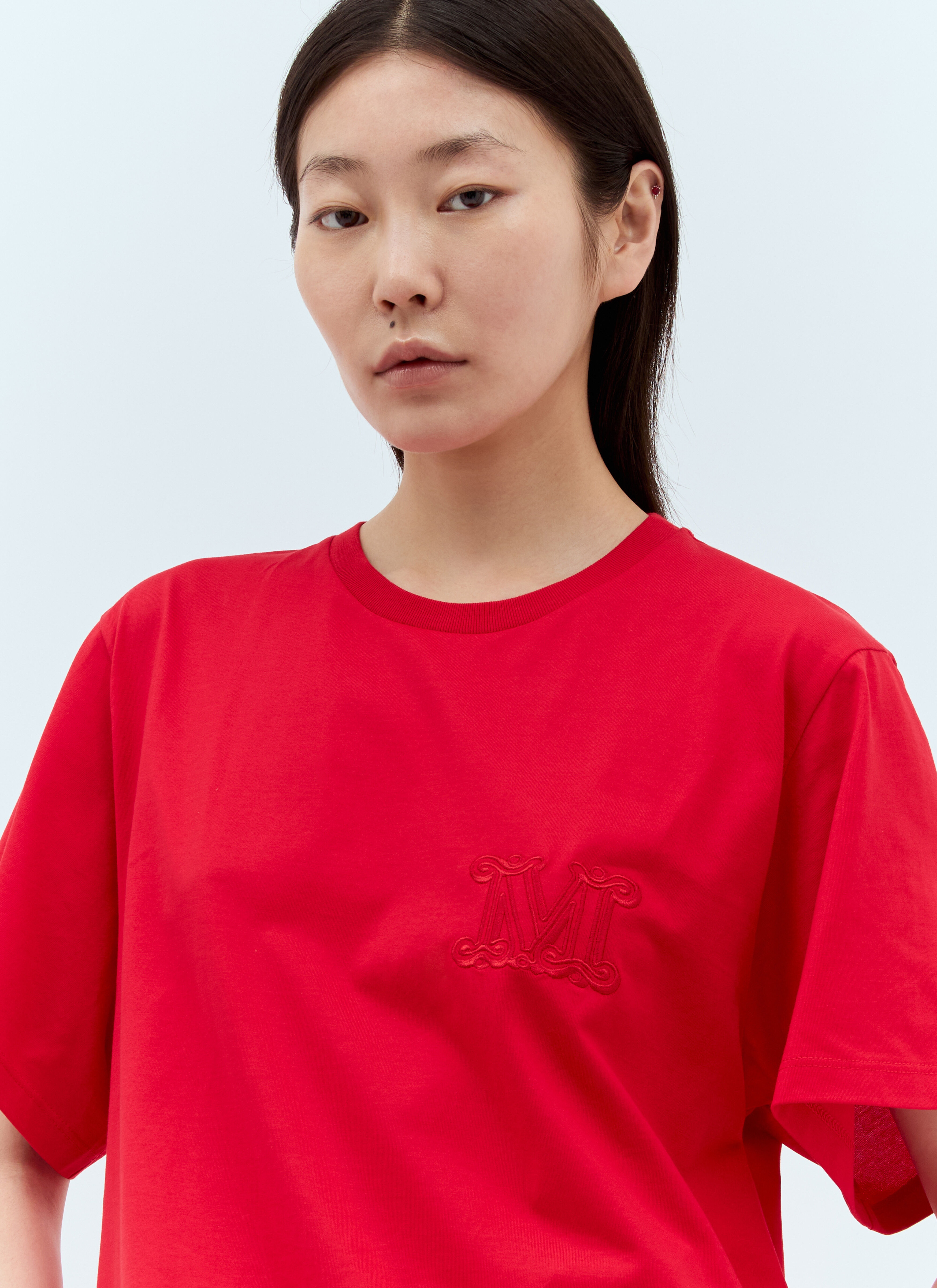 Logo Embroidery T-Shirt - 4