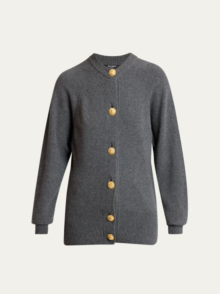 Eco-Cashmere V-Neck Cardigan - 1