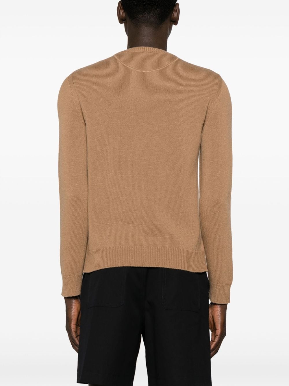 VLogo virgin wool jumper - 4
