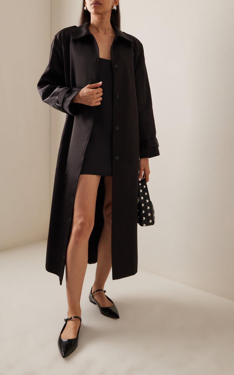 Kelly Trench Coat black 3