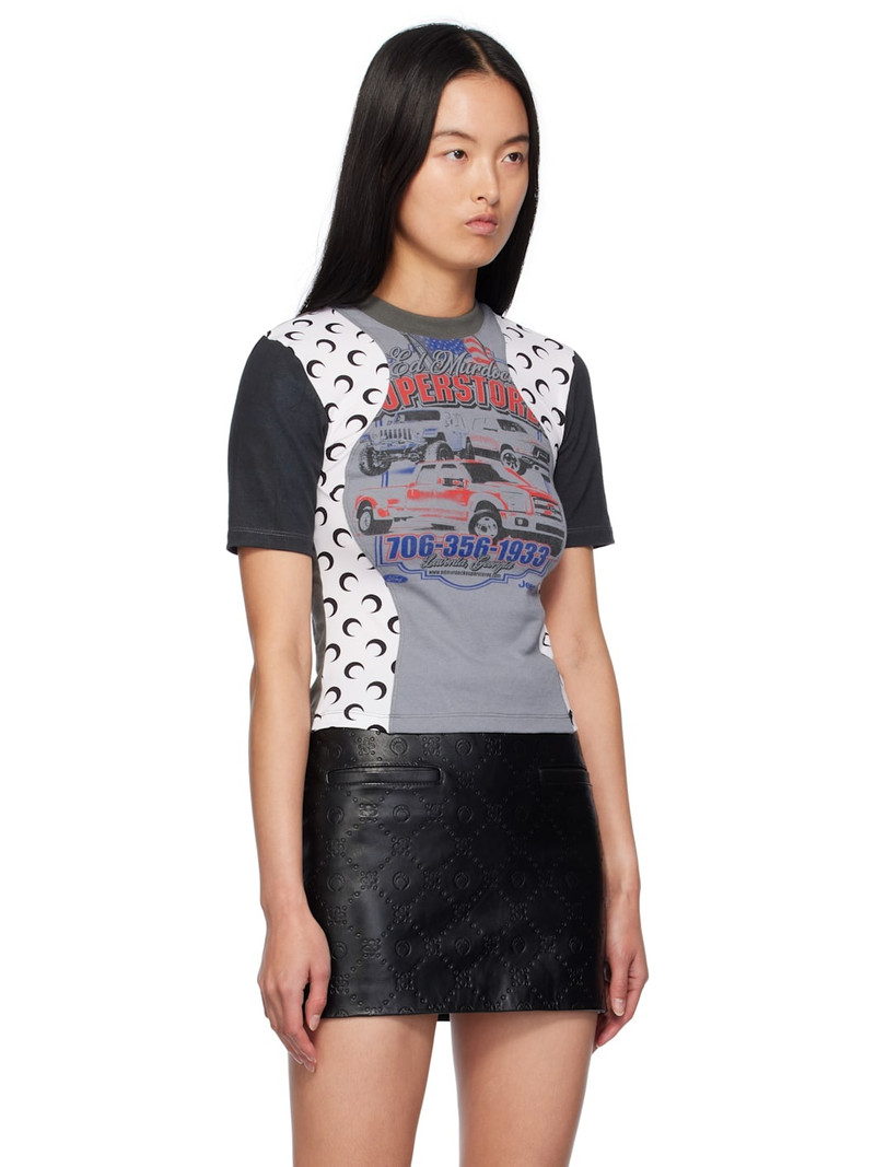 Gray Regenerated Graphic Baby Fit T-shirt 2