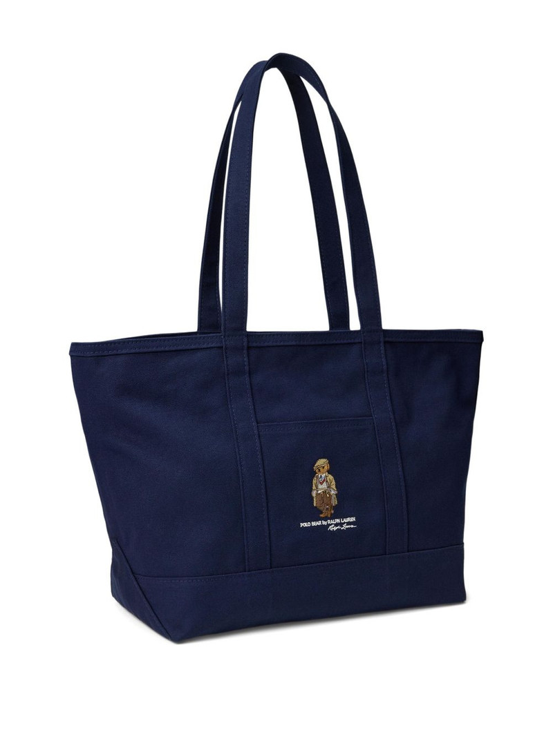 Polo Bear embroidered tote bag 3