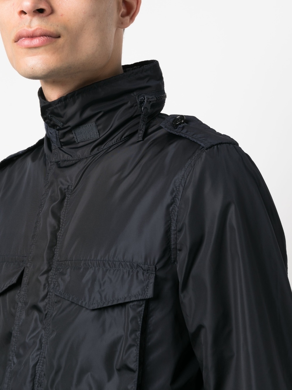 concealed-hood waterproof windbreaker - 5