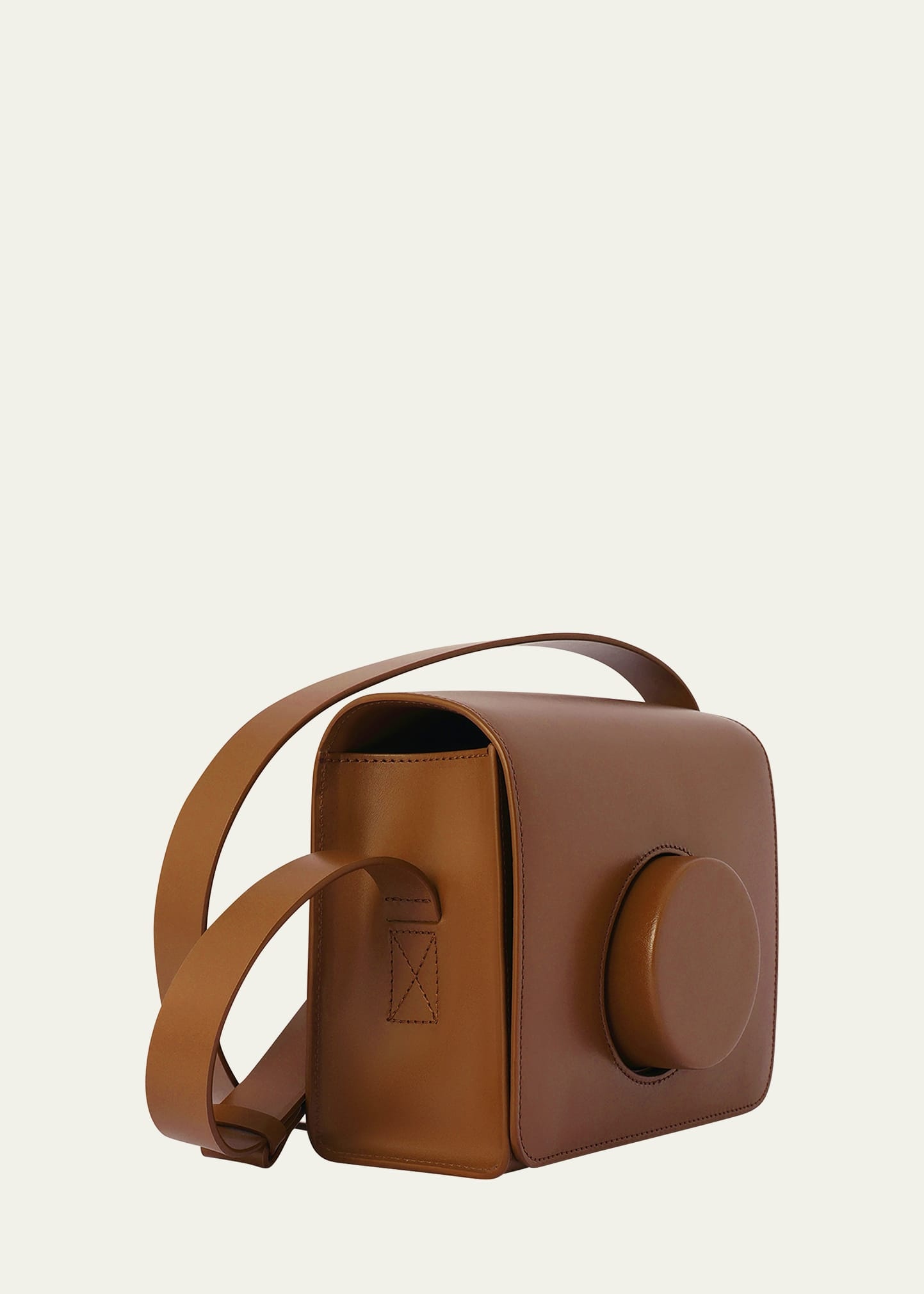Flap Leather Camera Crossbody Bag - 2