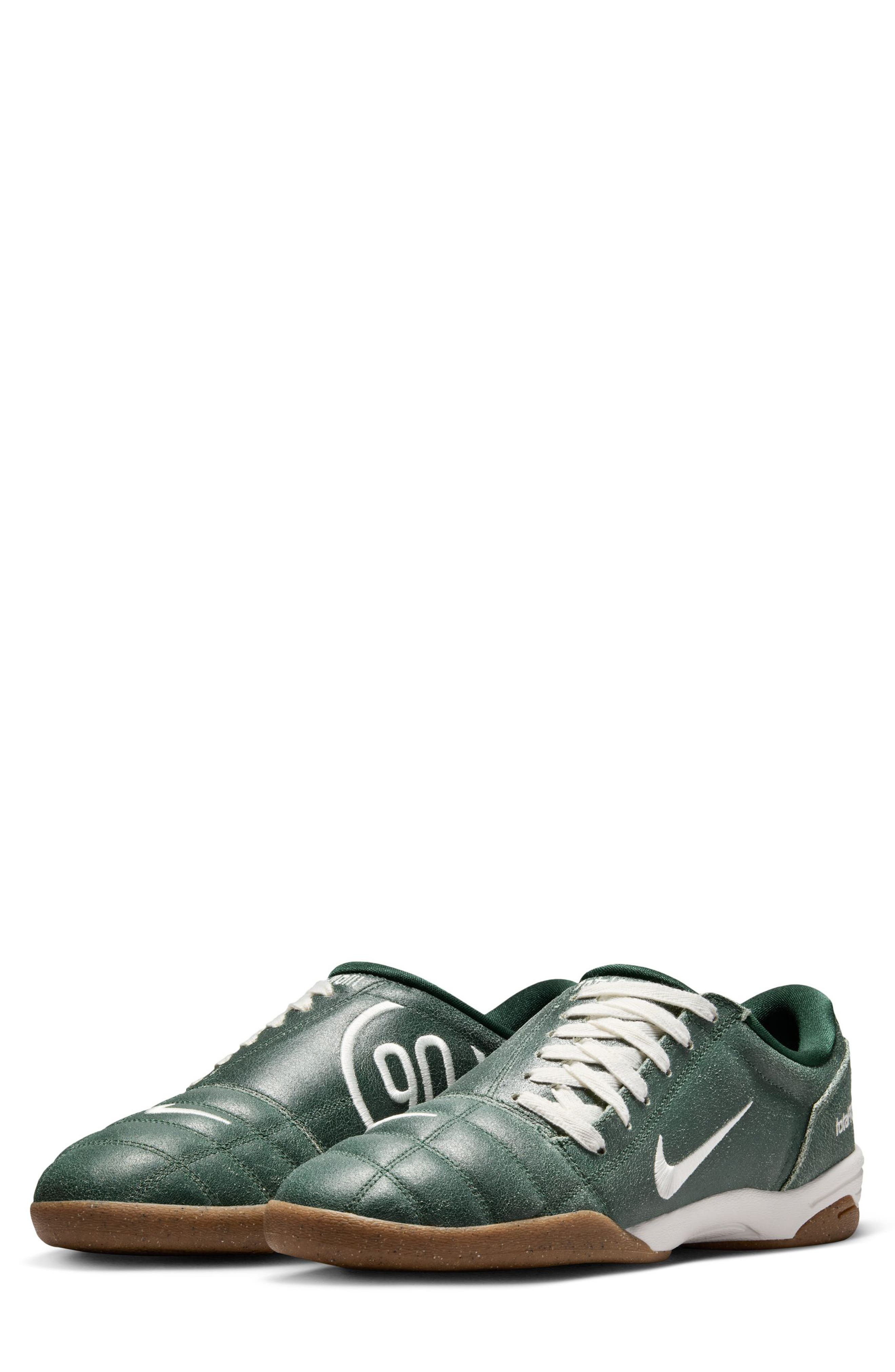 Nike Total 90 PRM Soccer Sneaker in Fir/Sail/Gum/Medium Brown at Nordstrom - 1