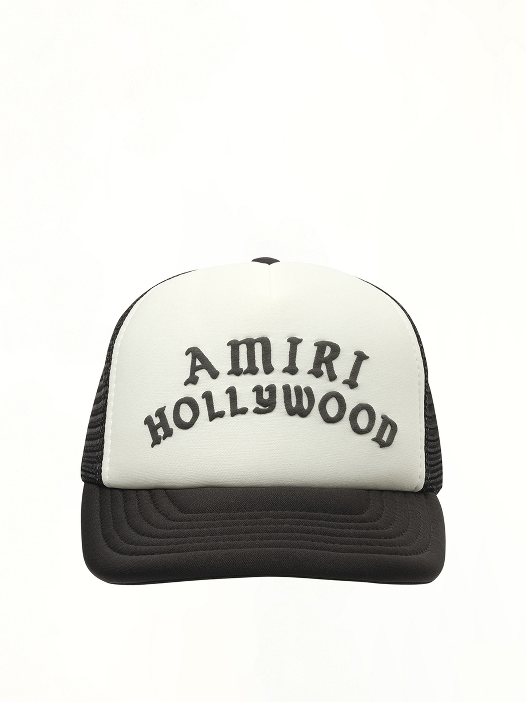 Amiri Hollywood Trucker Hat in Black - 1