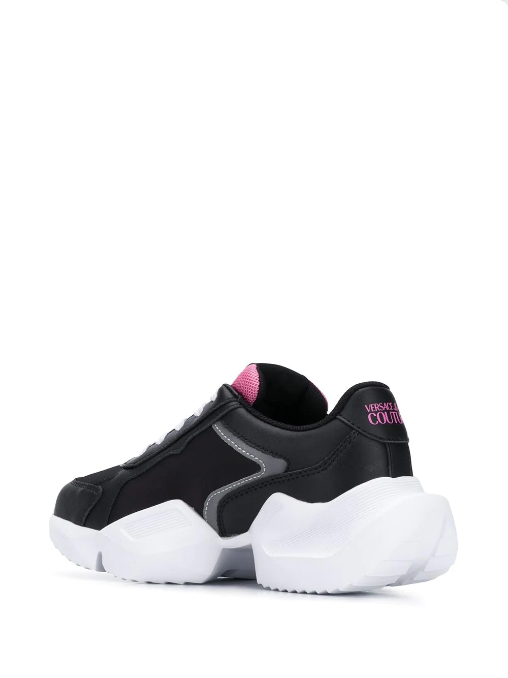 branded low-top sneakers - 3