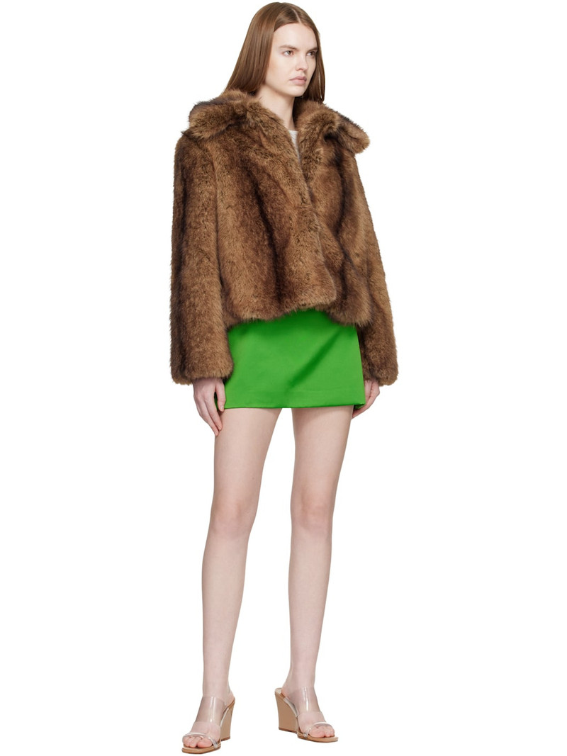 SANDY LIANG Green Juicy Miniskirt outlook