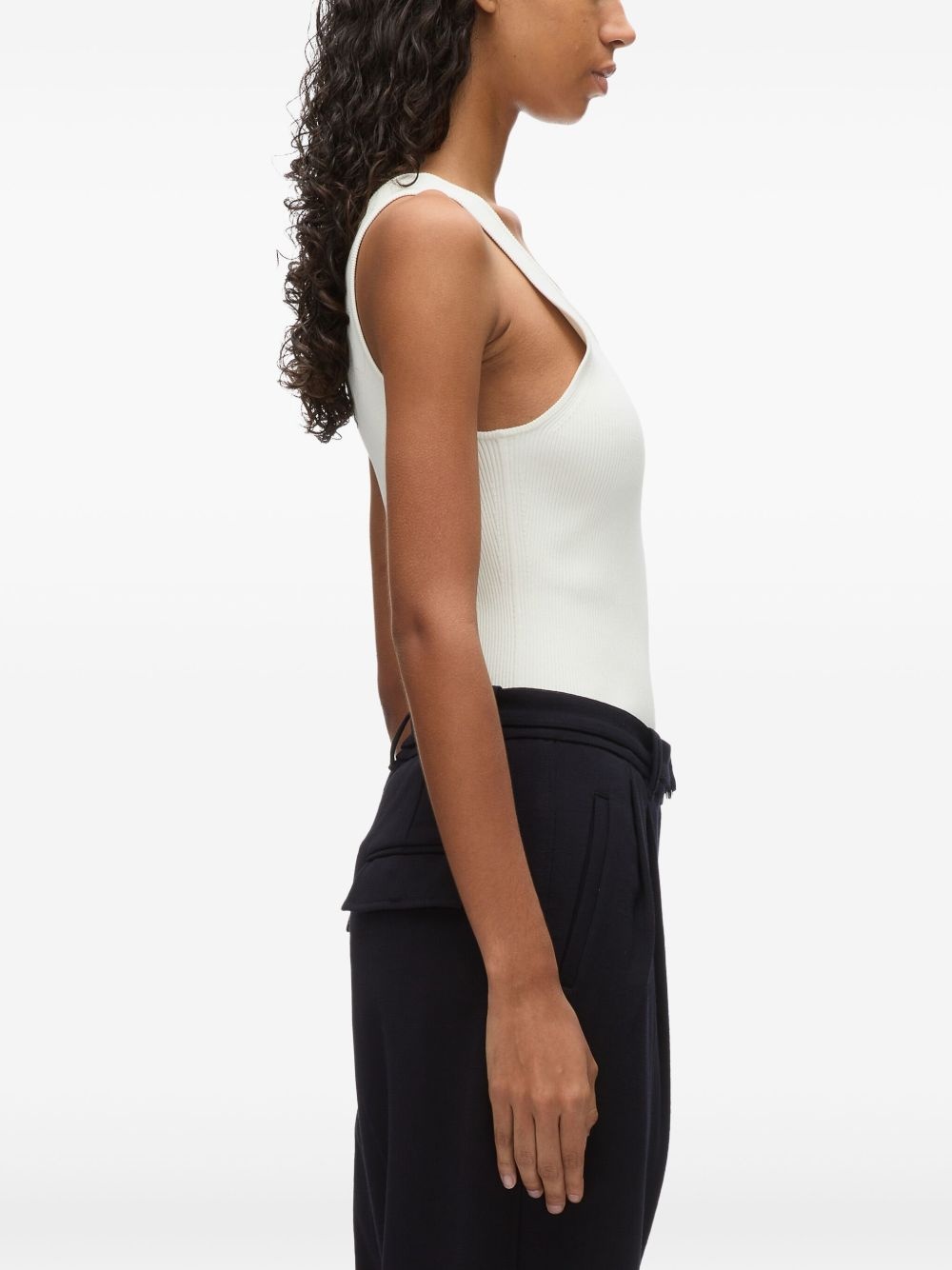 straight-leg trousers - 4