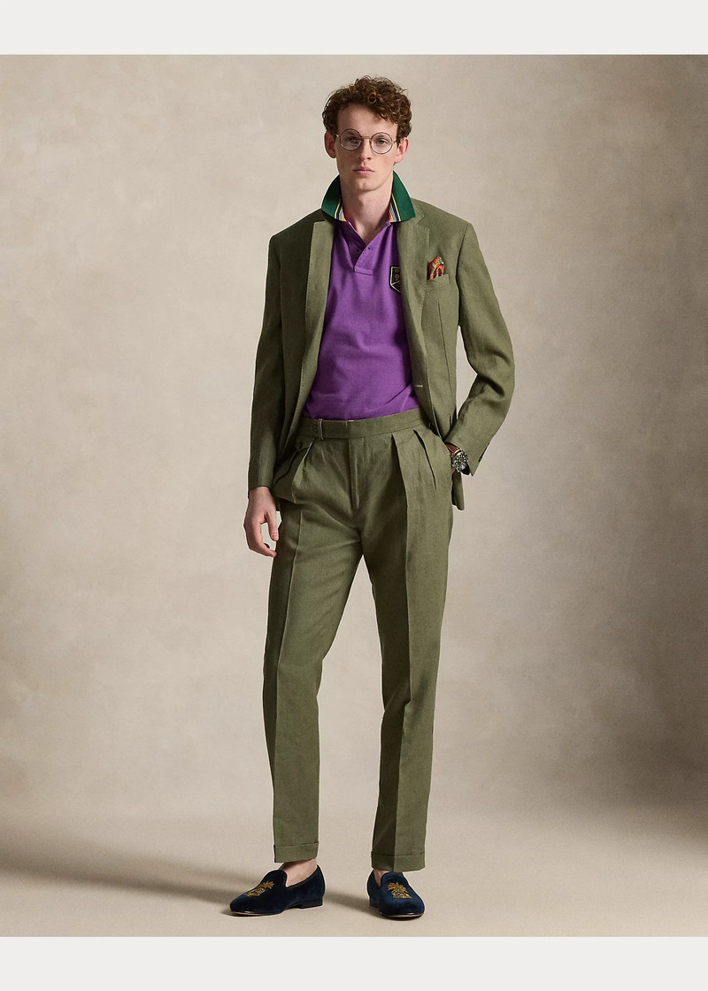 Polo Tailored Fit Linen Suit Jacket 3