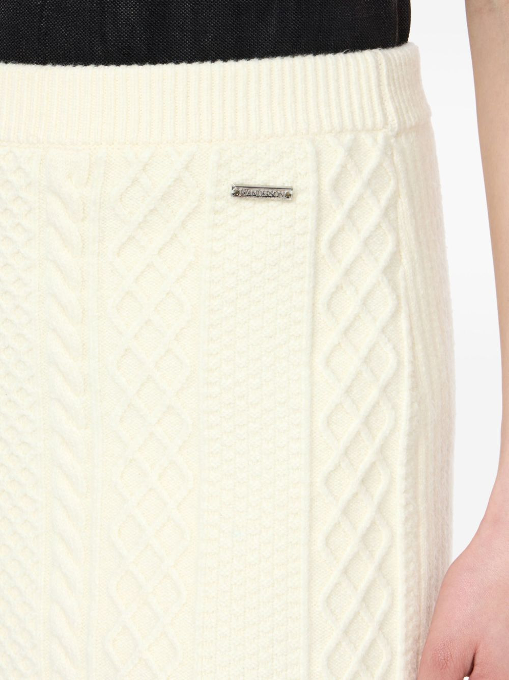 cable-knit mini skirt - 3