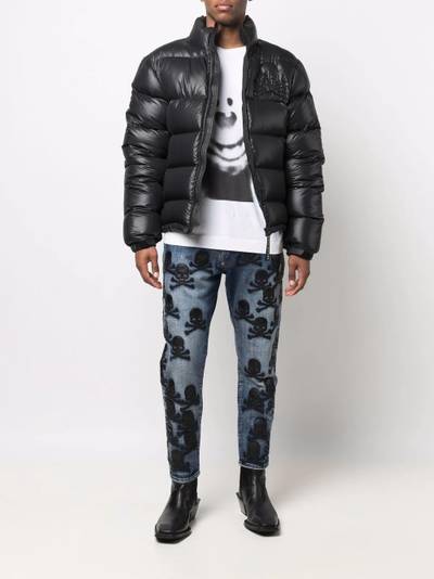 PHILIPP PLEIN zipped padded jacket outlook