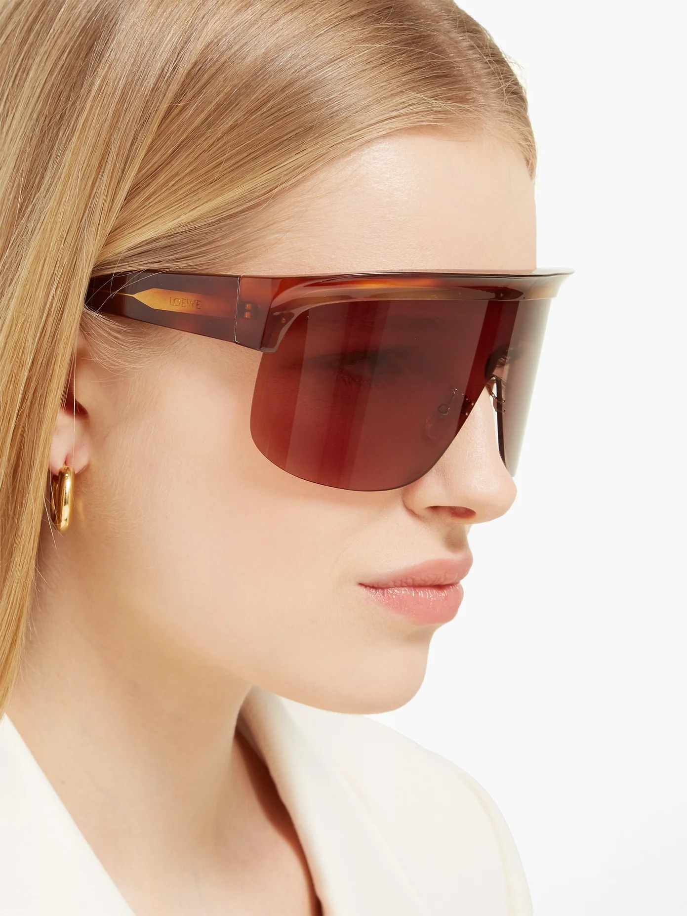 Show D-frame visor sunglasses - 3