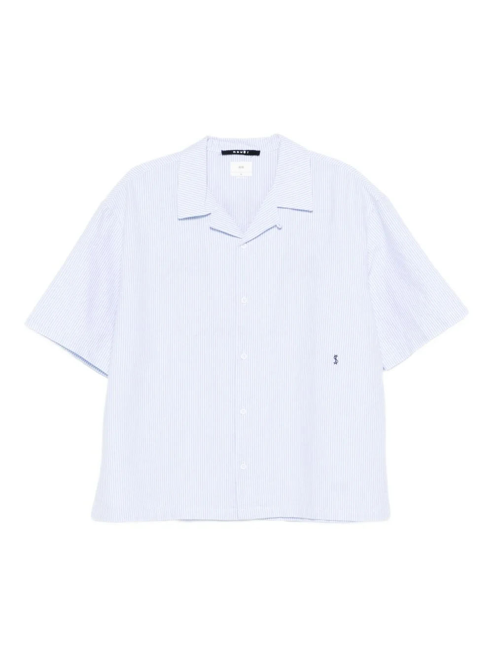 Caring Diner striped short-sleeve shirt - 1