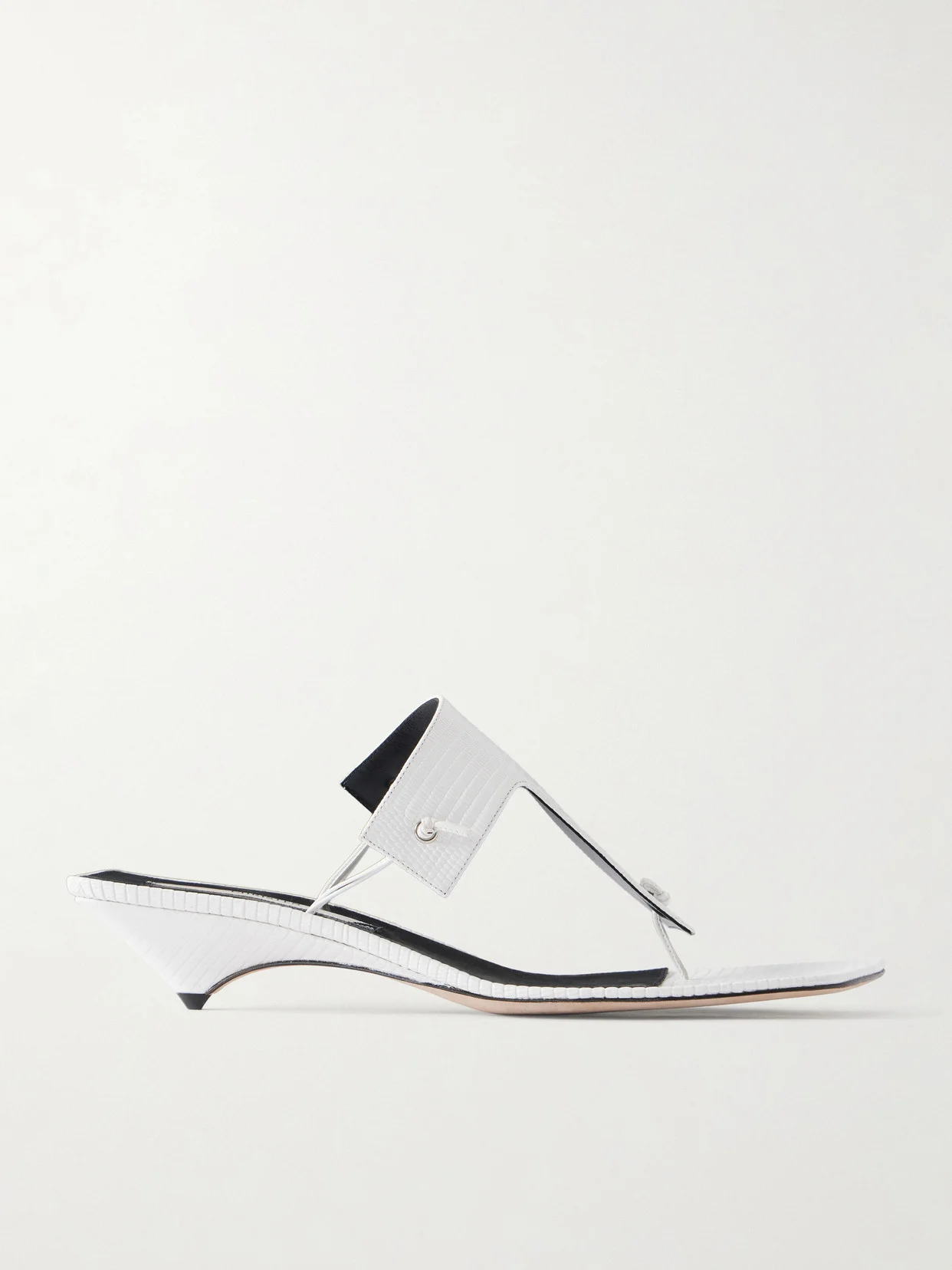 Edge T-strap 35 Lizard-effect Thongs - 1
