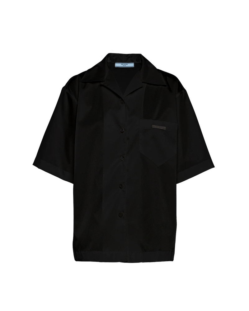 Re-Nylon Gabardine short-sleeved shirt 1