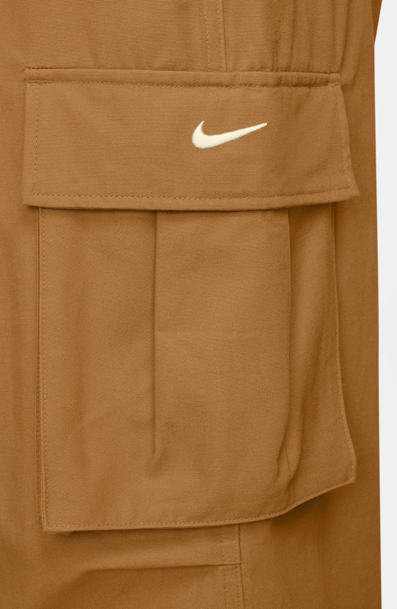 Nike Sportswear Loose Woven Cargo Pants in Desert Ochre/Sail at Nordstrom - 3