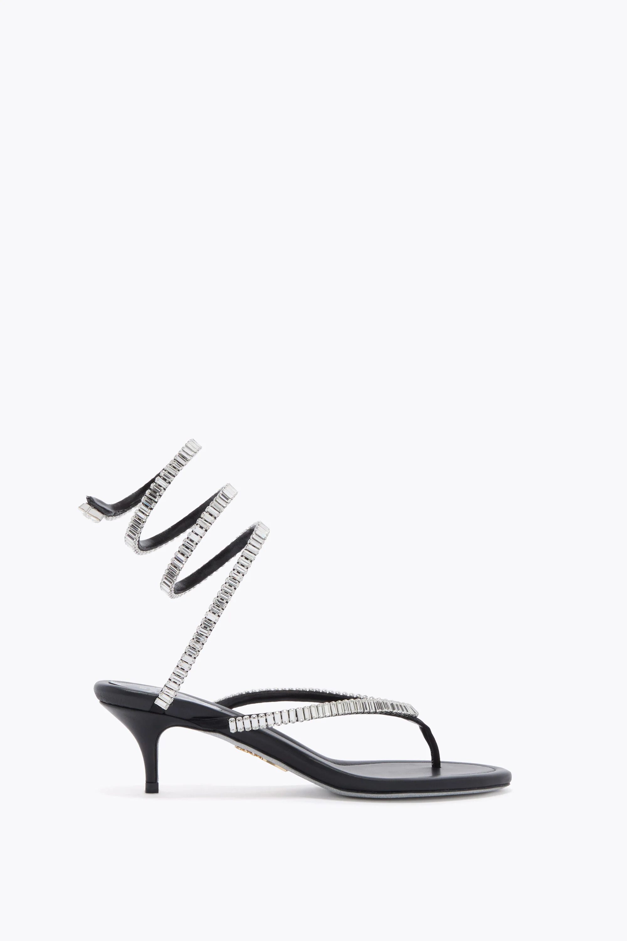 SPARK BLACK THONG SANDAL WITH SERPENT 50 - 1