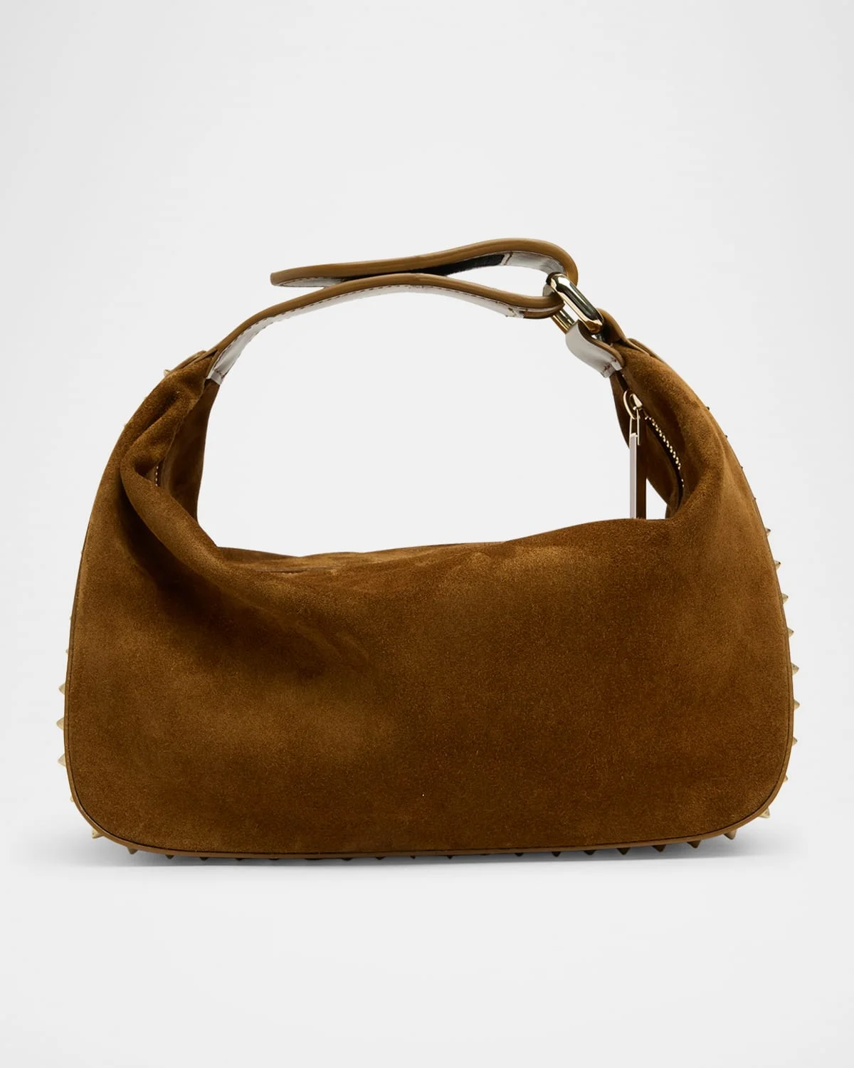 Funky Dopp Spike Top-Handle Bag in Suede - 1