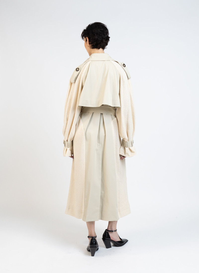 Elleme Double Breasted Trench Coat/Beige outlook