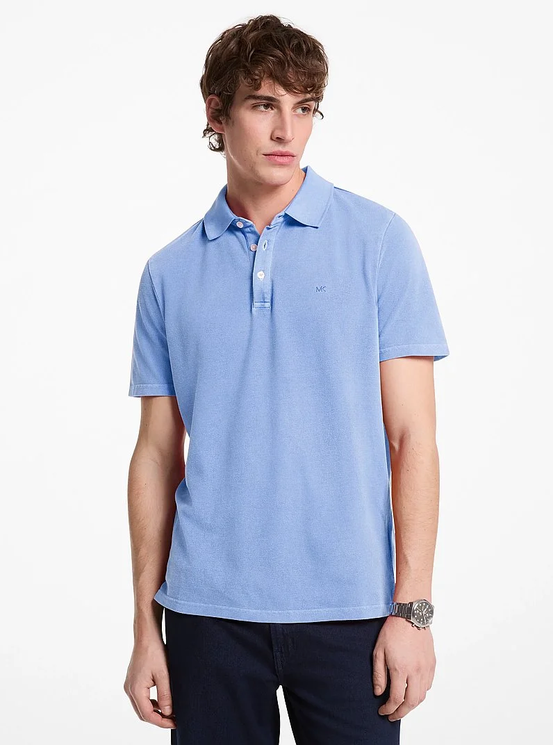 Cotton Piqué Polo Shirt - 1