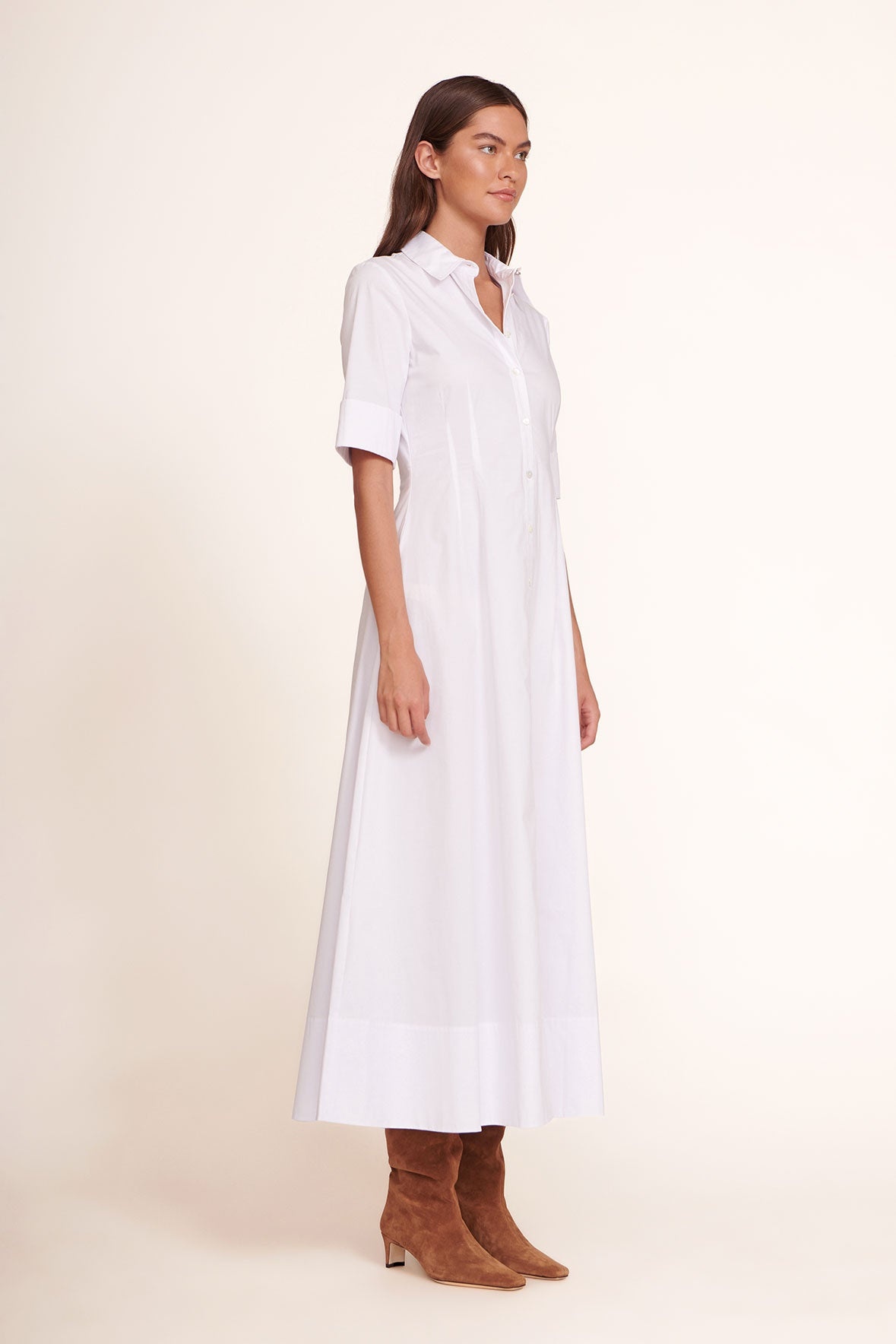 STAUD JOAN MAXI DRESS | WHITE - 2