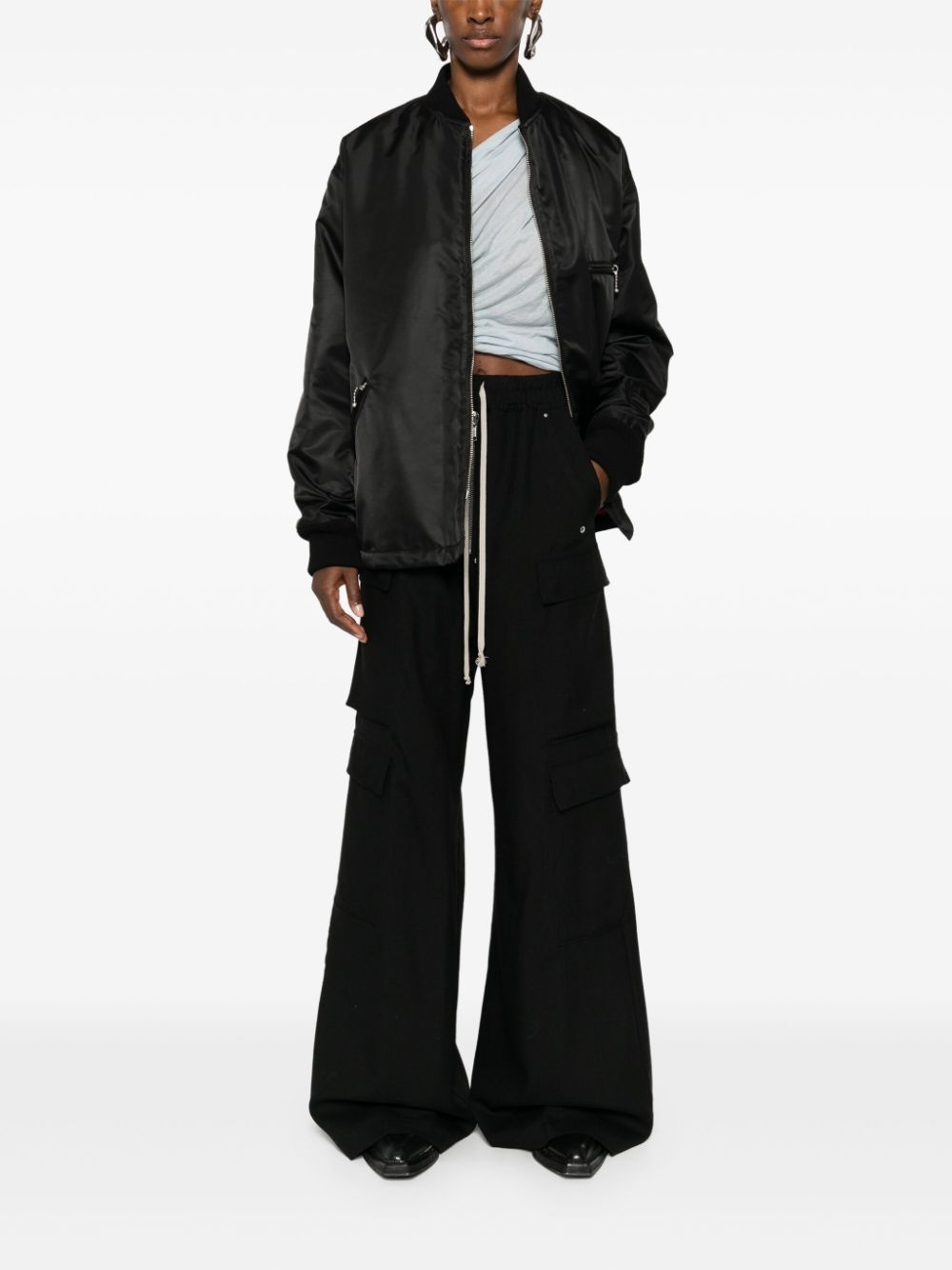 signature single-stitch logo bomber jacket - 2