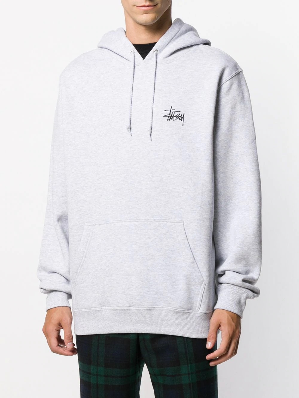 logo-print rib-trimmed hoodie - 4