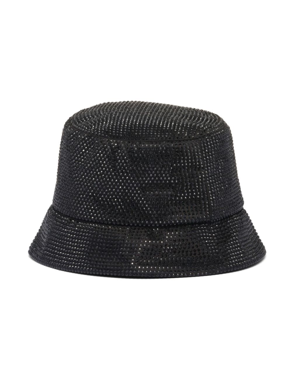 triangle-logo crystal-embellished bucket hat - 3