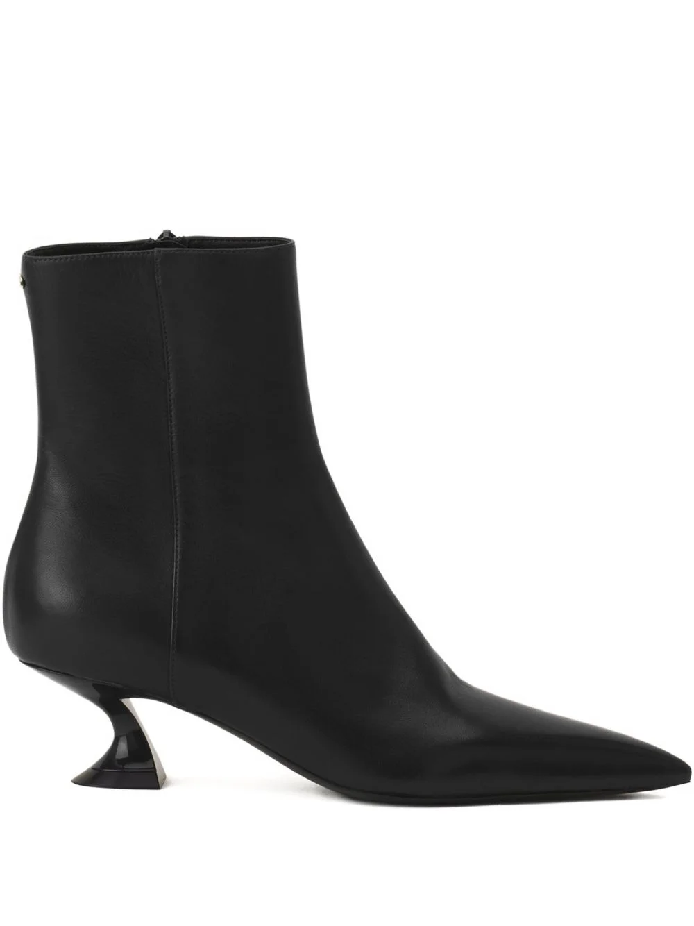 pointed-toe sculpted-heel ankle boots - 1