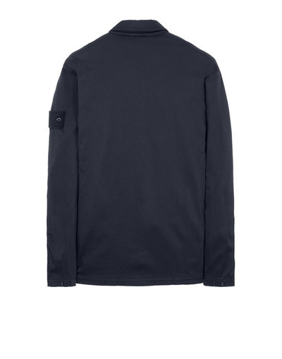 Stone Island 112F2 STRETCH COTTON LYOCELL SATIN_ GARMENT DYED_ GHOST PIECE BLUE outlook