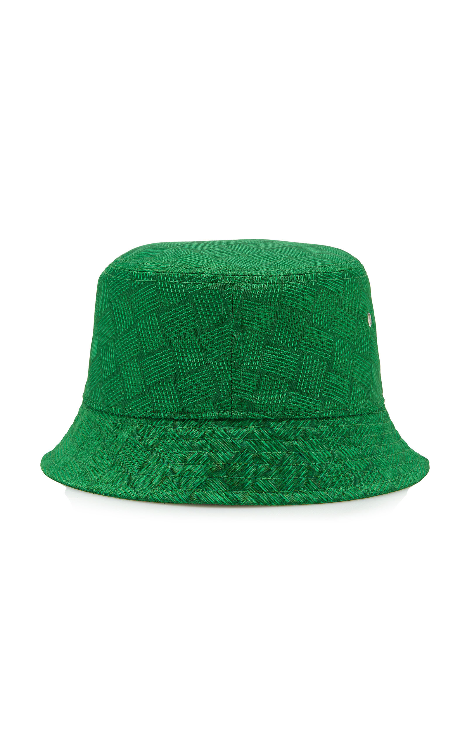 Intrecciato Nylon Bucket Hat green - 1