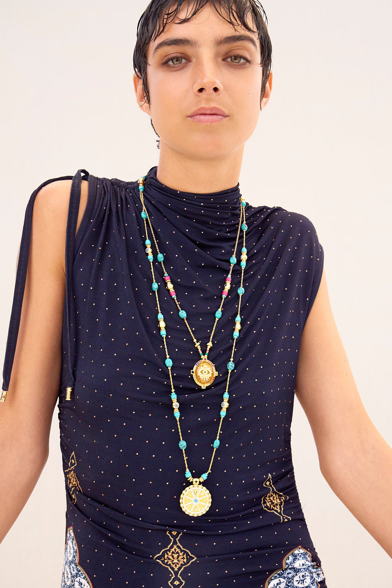 CAMILLA BOHEMIAN BABYLON LONG BEADED NECKLACE outlook