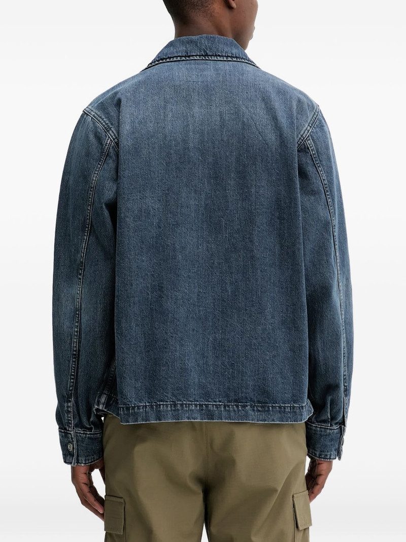 HUGO zip frayed jacket outlook