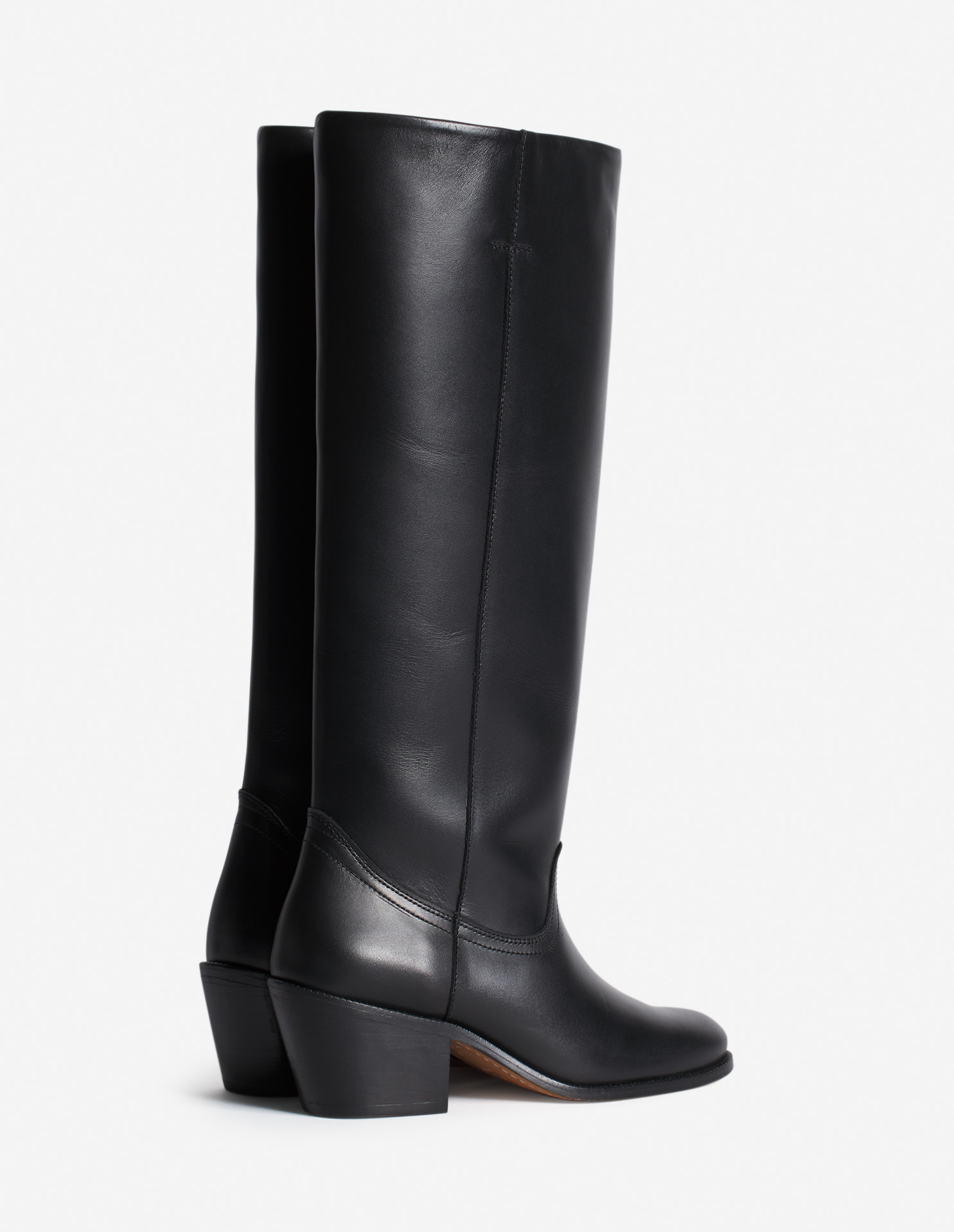 LEATHER HIGH BOOTS - 7