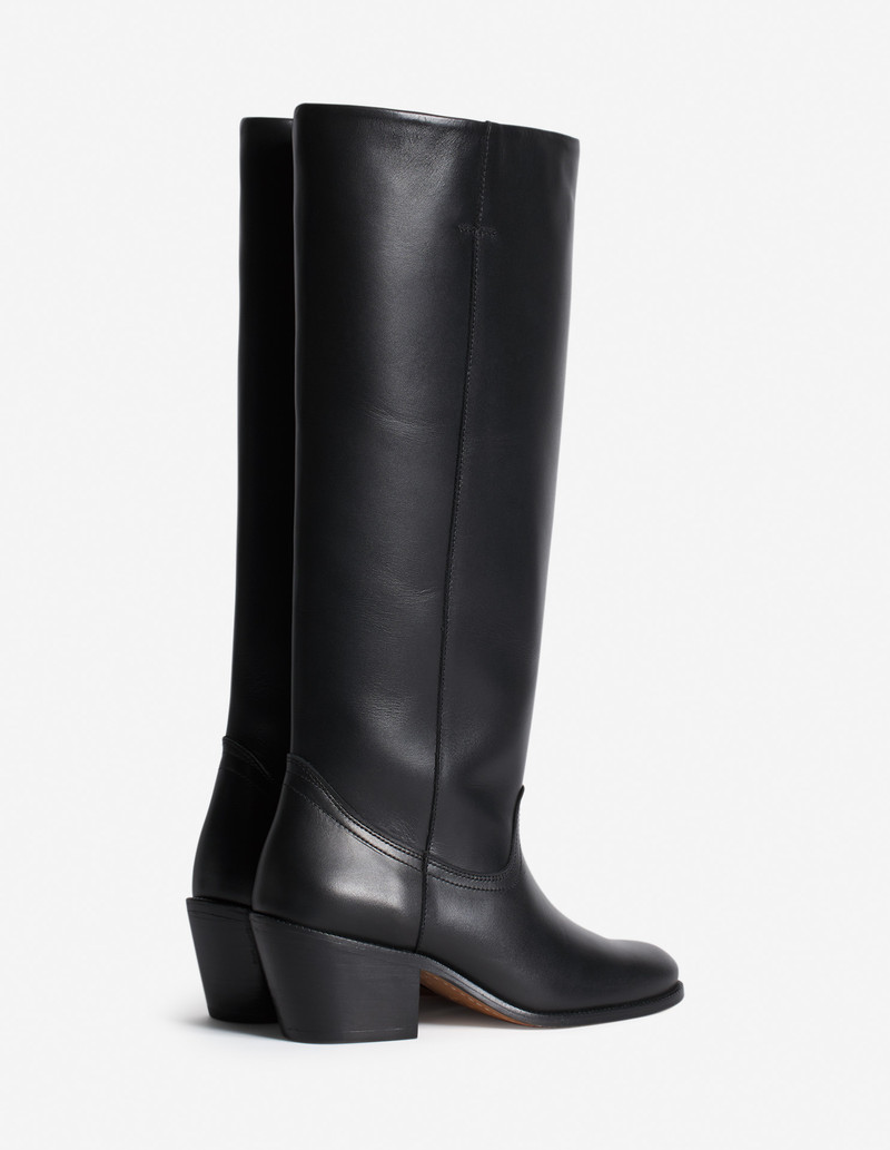LEATHER HIGH BOOTS 7