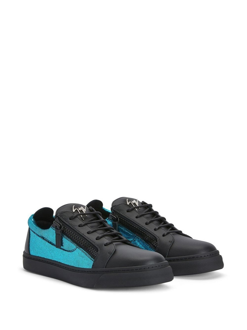 Giuseppe Zanotti Frankie panelled sneakers outlook