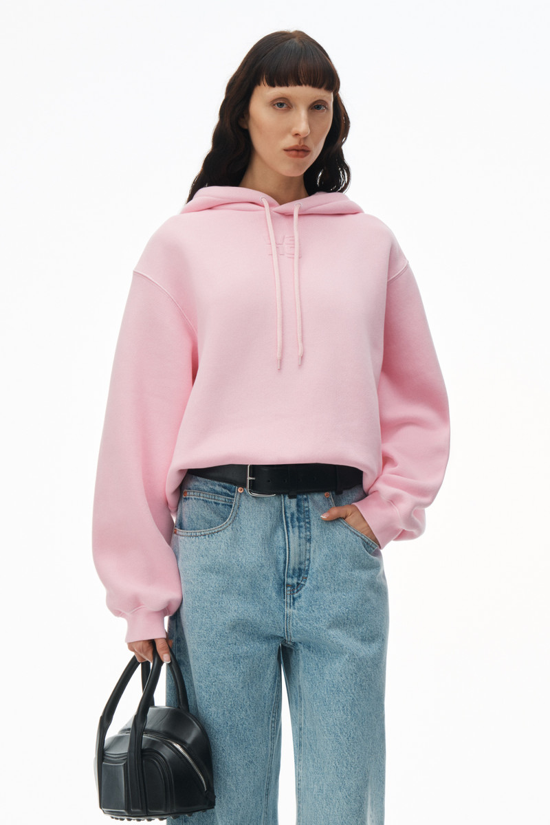 puff logo hoodie in terry 2