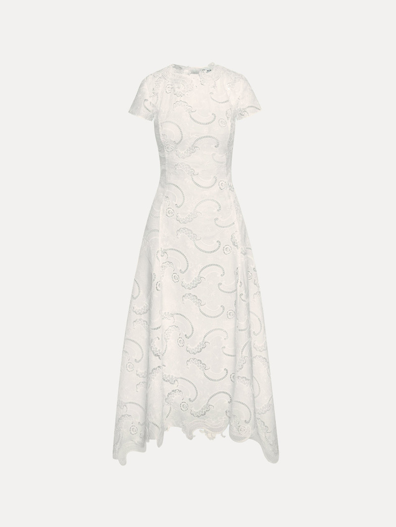 SCROLL GUIPURE DRESS 1